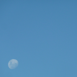 Luna sobre el cielo de Foz do Iguaçu" (credit: Milan Gonzalez, license: CC BY)