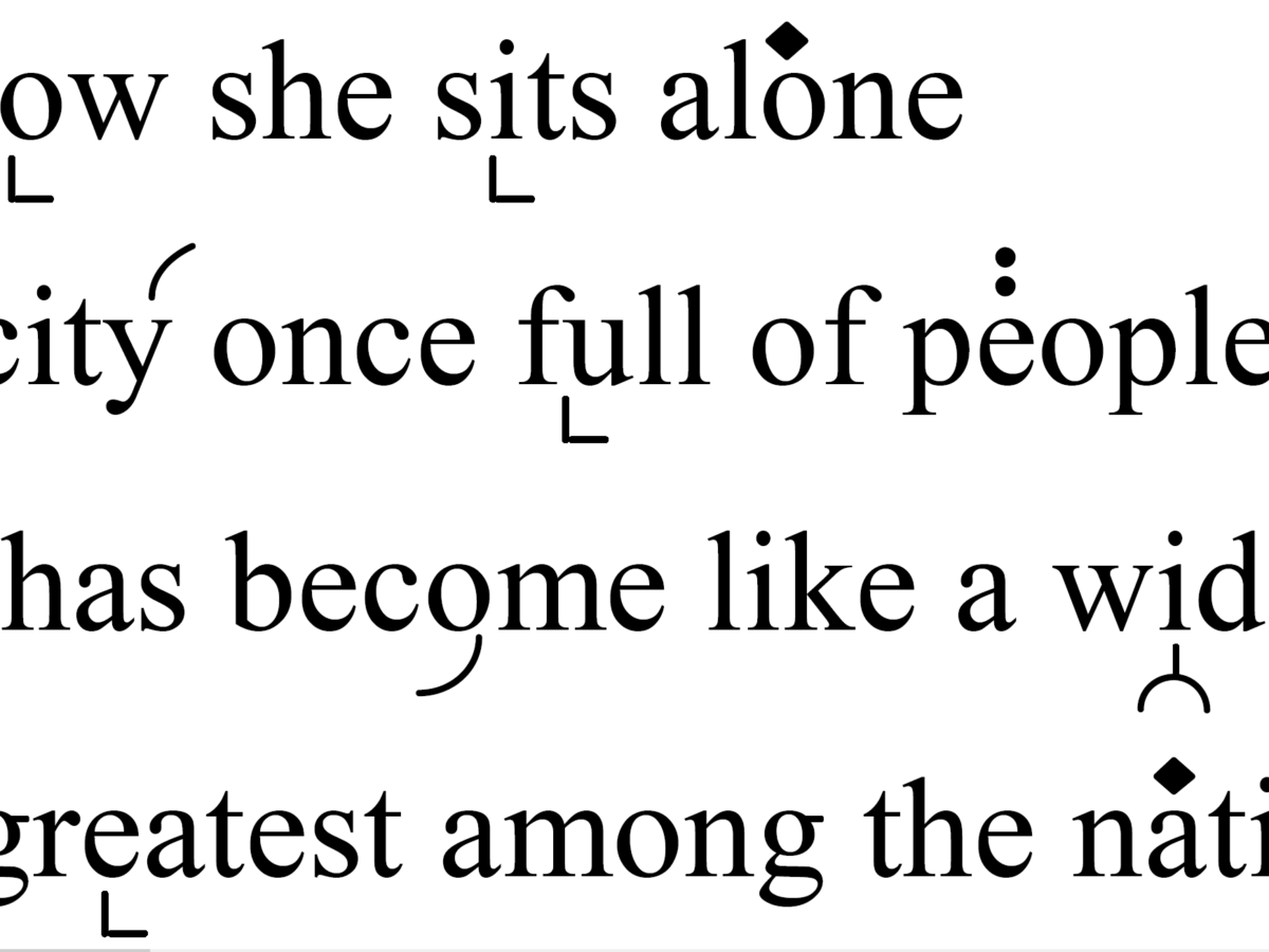 💬 Haftarah Reading for Parashat Ki Tissa (1 Kings 18:1-39): Chantable English  translation with trōp, by Len Fellman • the Open Siddur Project ✍  פְּרוֺיֶּקט הַסִּדּוּר הַפָּתוּחַ