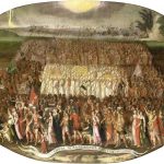 The March of the Twelve Tribes of Israel with the Ark of the Covenant. (by Antoine Caron 1520–1599, or a follower)