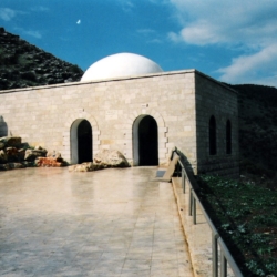The tomb of Yonatan ben Uziel in the mountains of Safed (Tsfat) (credit: Michael Jacobson)