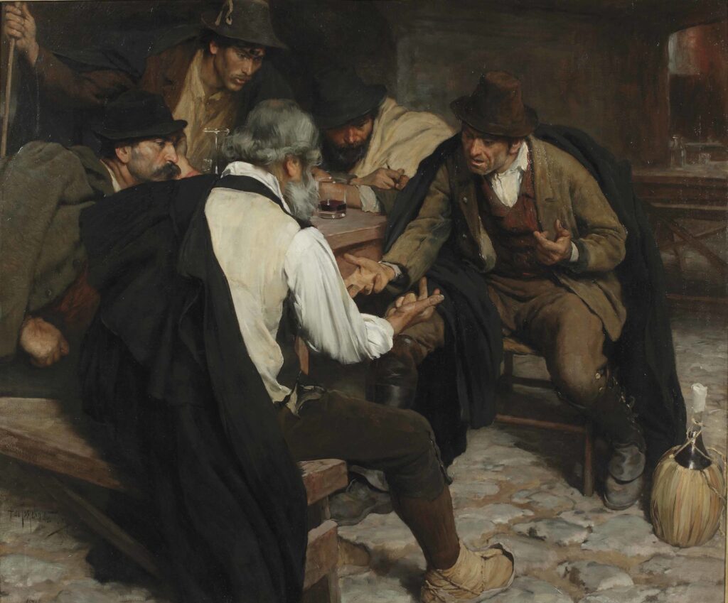 Italian Morra Players - Pieter Josselin de Jong (1895)