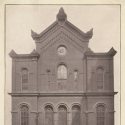 The third building of Ḳ.Ḳ. Miḳveh Israel at Seventh and Arch Streets (1907)