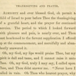 thanksgiving and prayer (Grace Aguilar 1853) - cropped