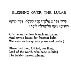 blessing over the lulab (Jessie Ethel Sampter 1920) p. 17