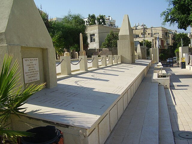 Mass grave of the jewish victims of riots of 1921