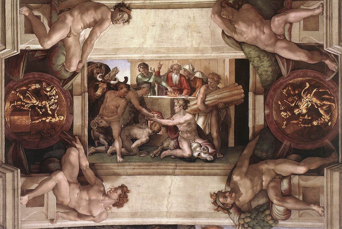 Michelangelo,_Sacrifice_of_Noah_00