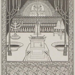 Das allerheiligste (1922) by Ephraim Moses Lilien