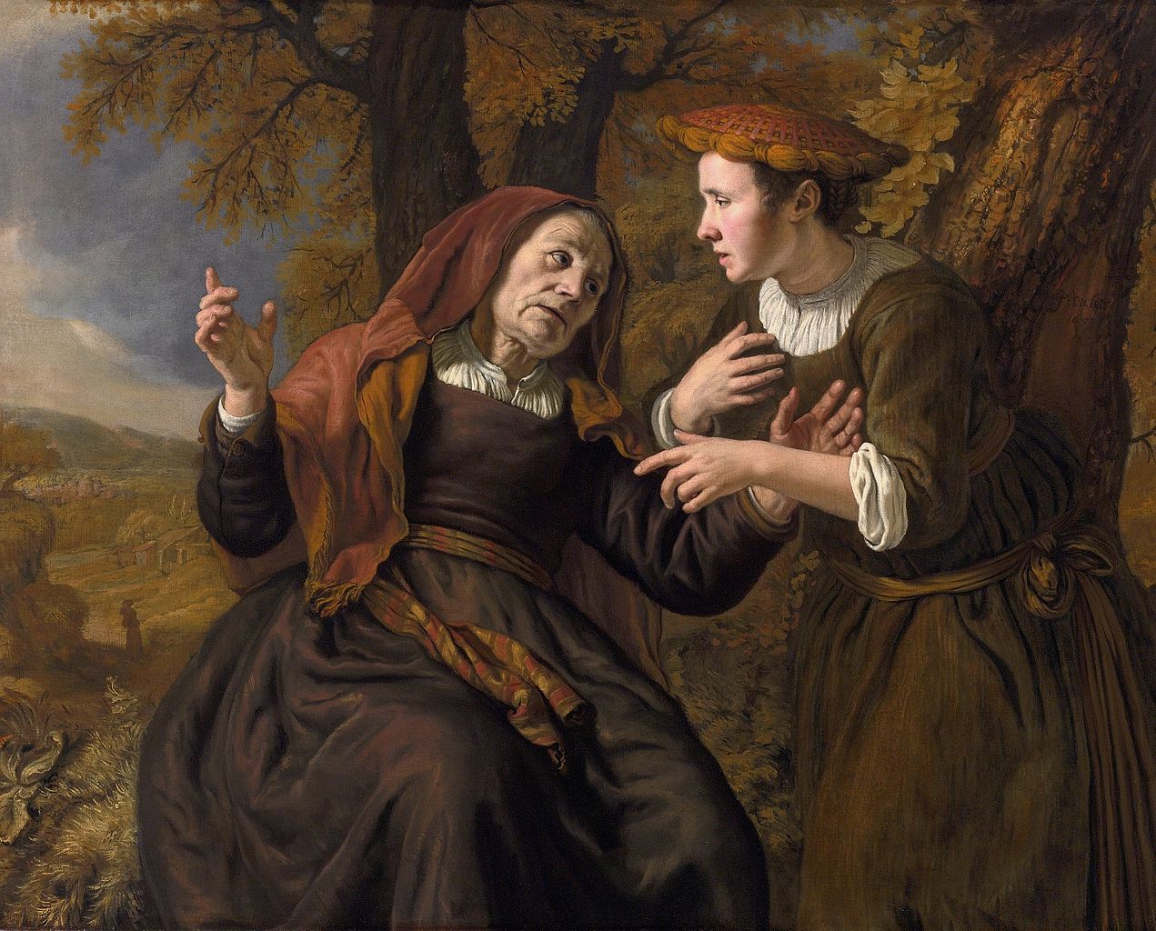 Ruth swearing her allegiance to Naomi (Jan Victors, 1653)