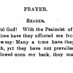 Concluding prayer [to the Passover seder Hallel service] (J. Leonard Levy 1896) - cropped