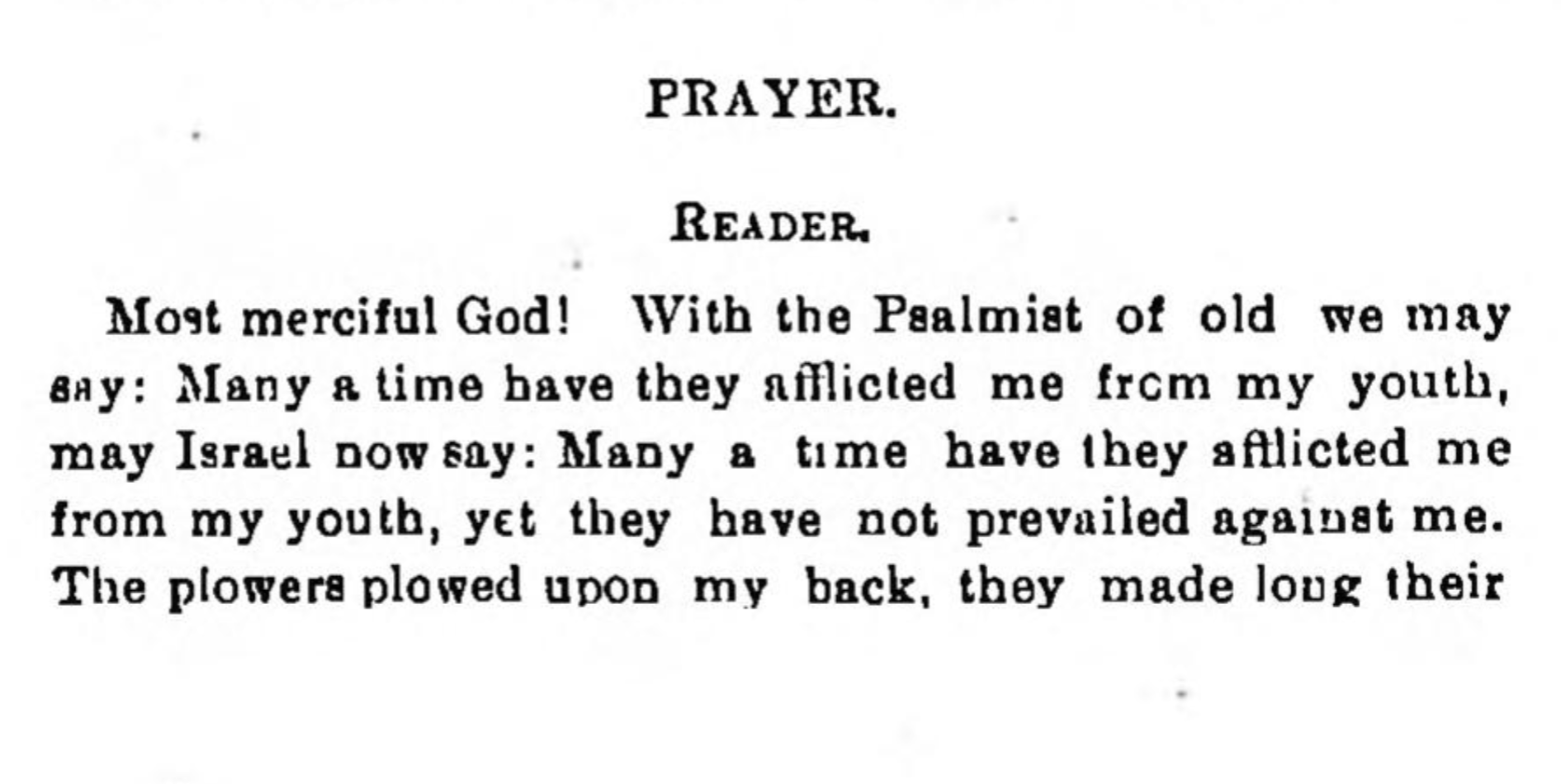 Concluding prayer [to the Passover seder Hallel service] (J. Leonard Levy 1896) – cropped