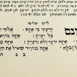 Shir haYihud l'Yom Shlishi (Thiengen 1560 [facsimile]), p. 11 - crop